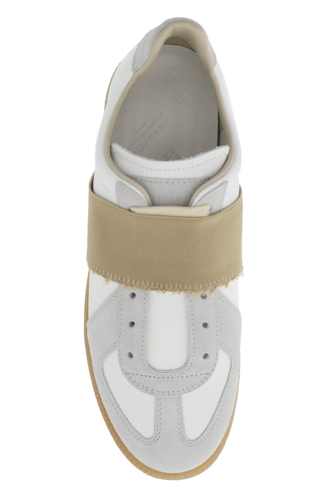Maison Margiela Replica Sneakers With Elastic Band   Bianco