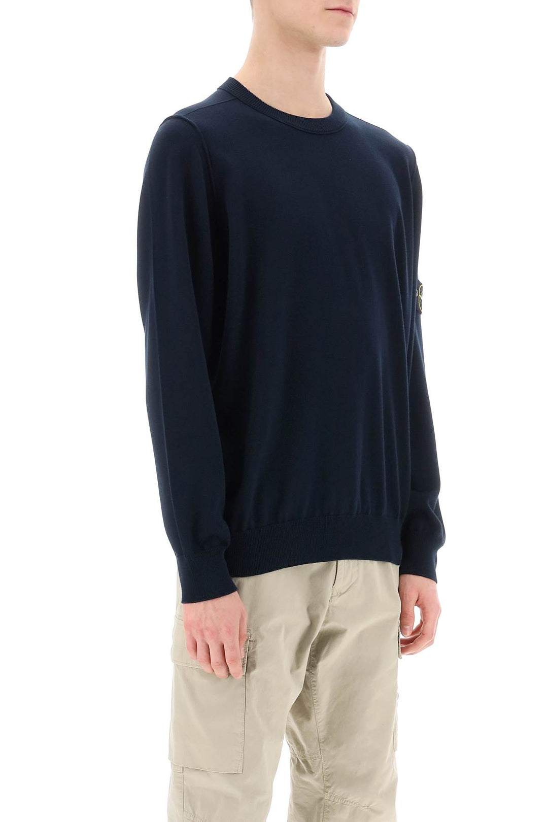 Stone Island Organic Cotton Sweater   Blu
