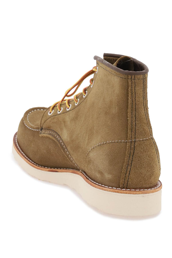Red Wing Shoes Classic Moc Ankle Boots   Khaki