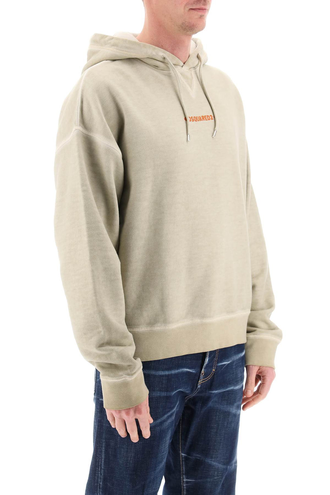 Dsquared2 Cipro Fit Hoodie   Beige