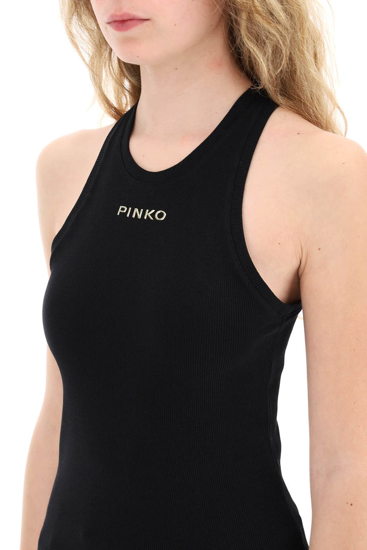 Pinko Sleeveless Top With   Nero
