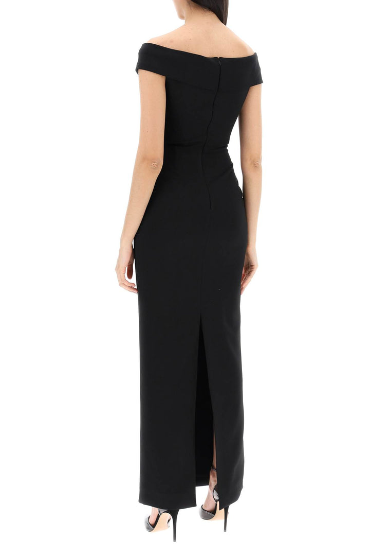 Solace London Maxi Dress Ines With   Nero