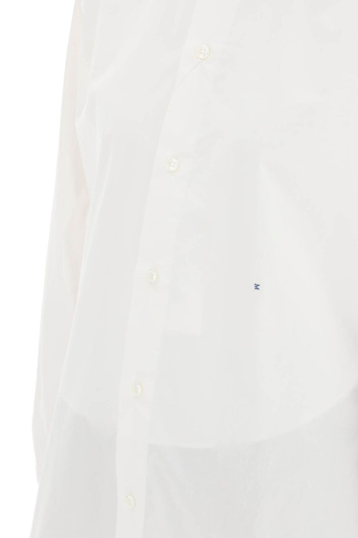 Maison Margiela 'M' Cotton Shirt   Bianco