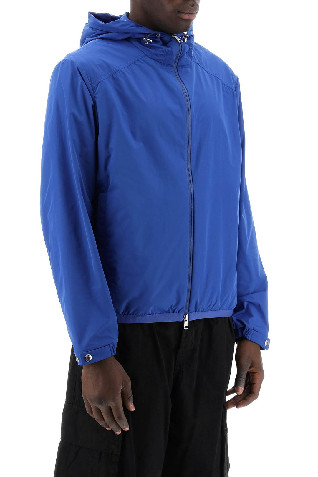 Moncler Replace With Double Quoteclapier Jacket With Reflect   Blu