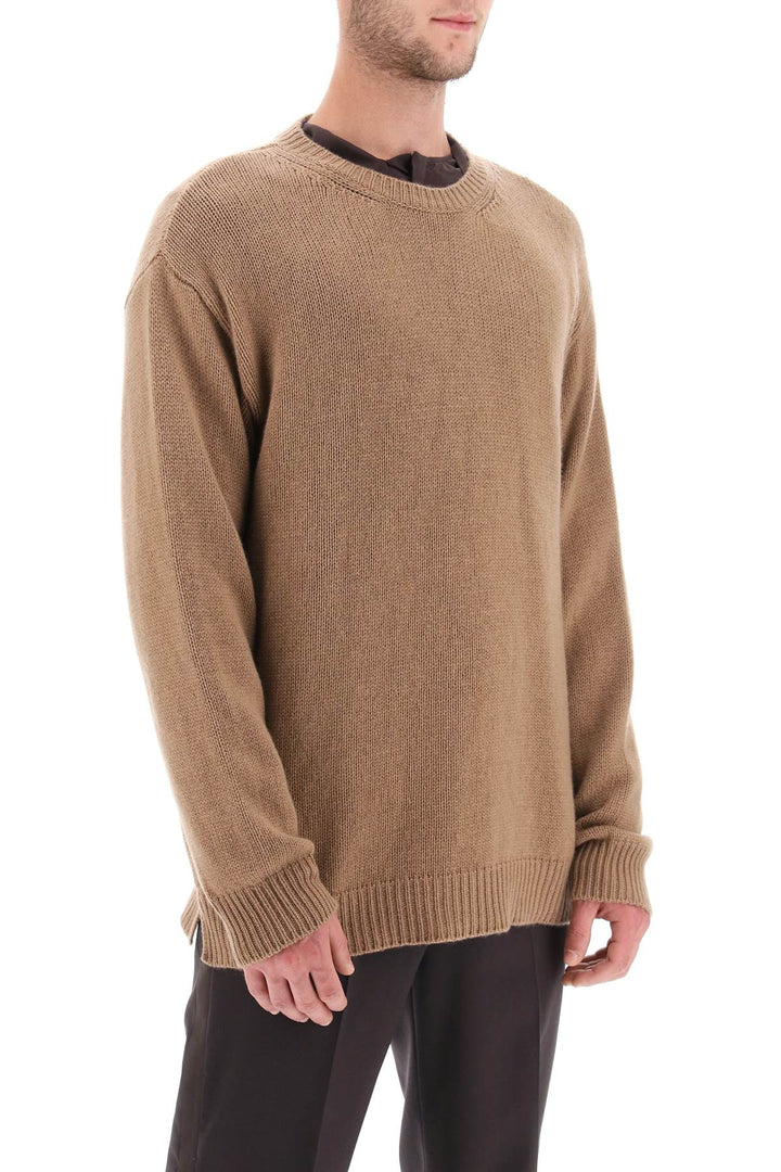 Valentino Garavani Cashmere Sweater With Stud   Beige