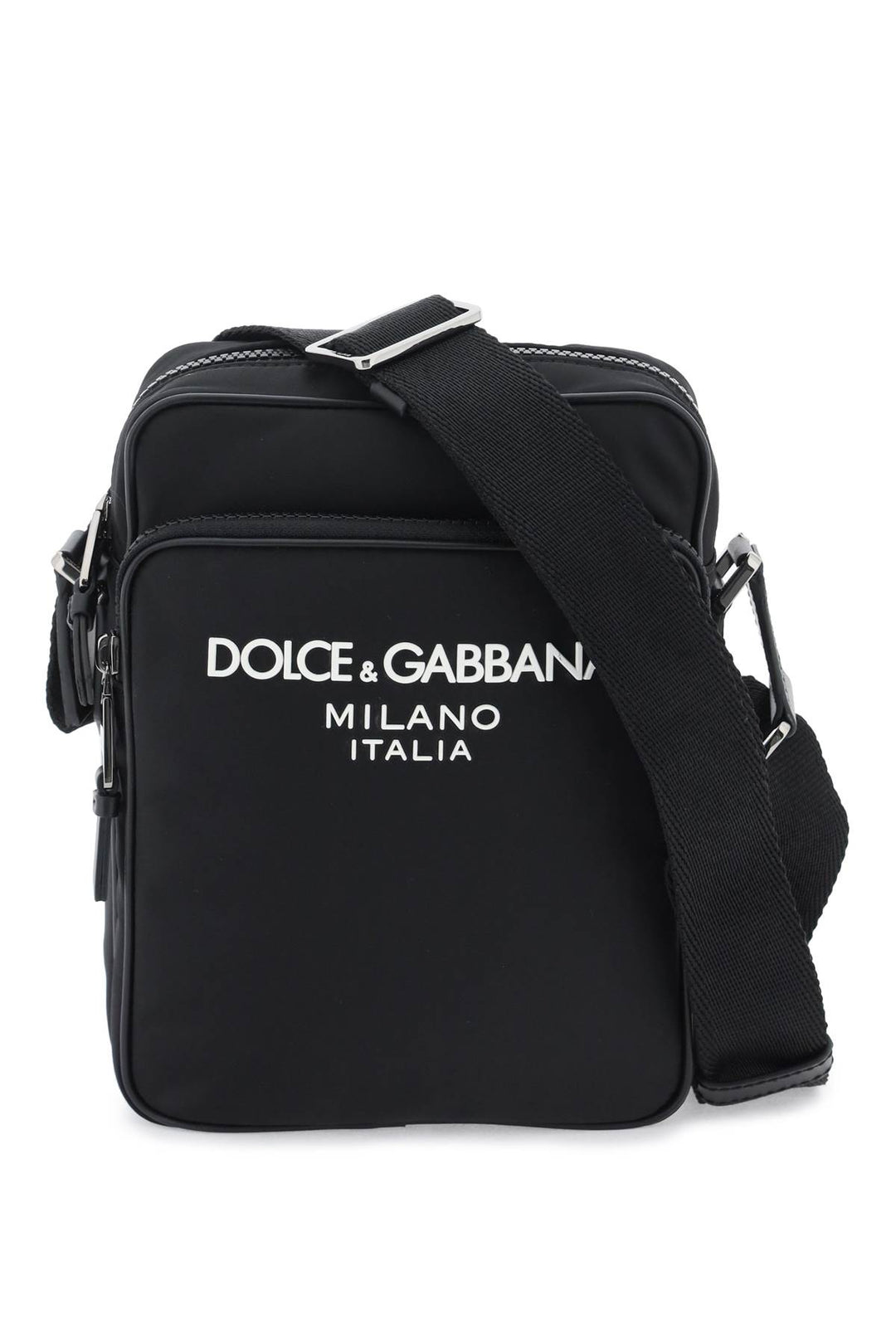 Dolce & Gabbana Nylon Crossbody Bag   Nero