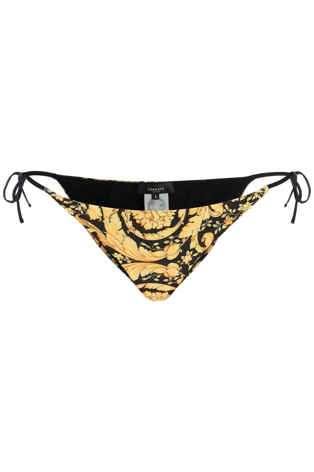 Versace Barocco Bikini Bottom   Yellow