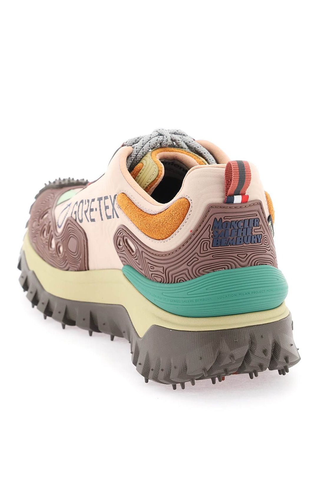 Moncler X Salehe Bembury Trailgrip Grain Sneakers By Salehe Bembury   Multicolor