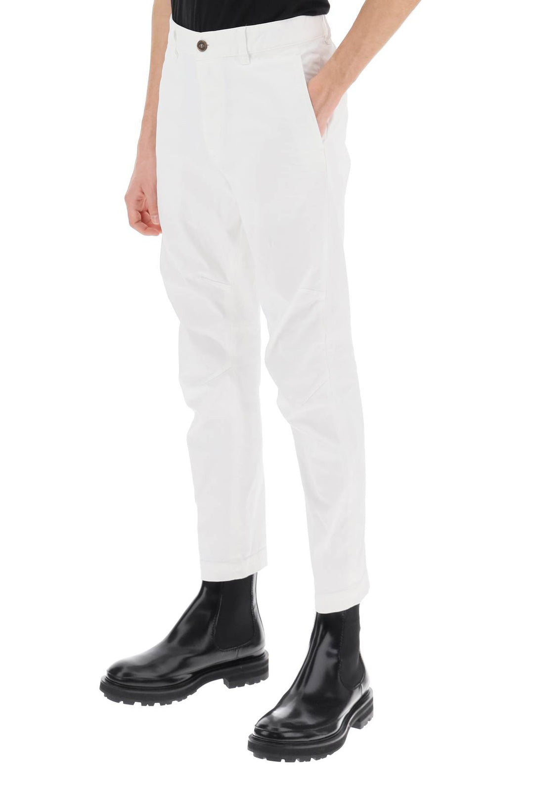 Dsquared2 Sexy Chino Pants   Bianco
