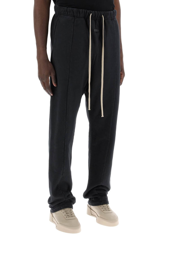 Fear Of God Replace With Double Quotebrushed Cotton Joggers For   Nero