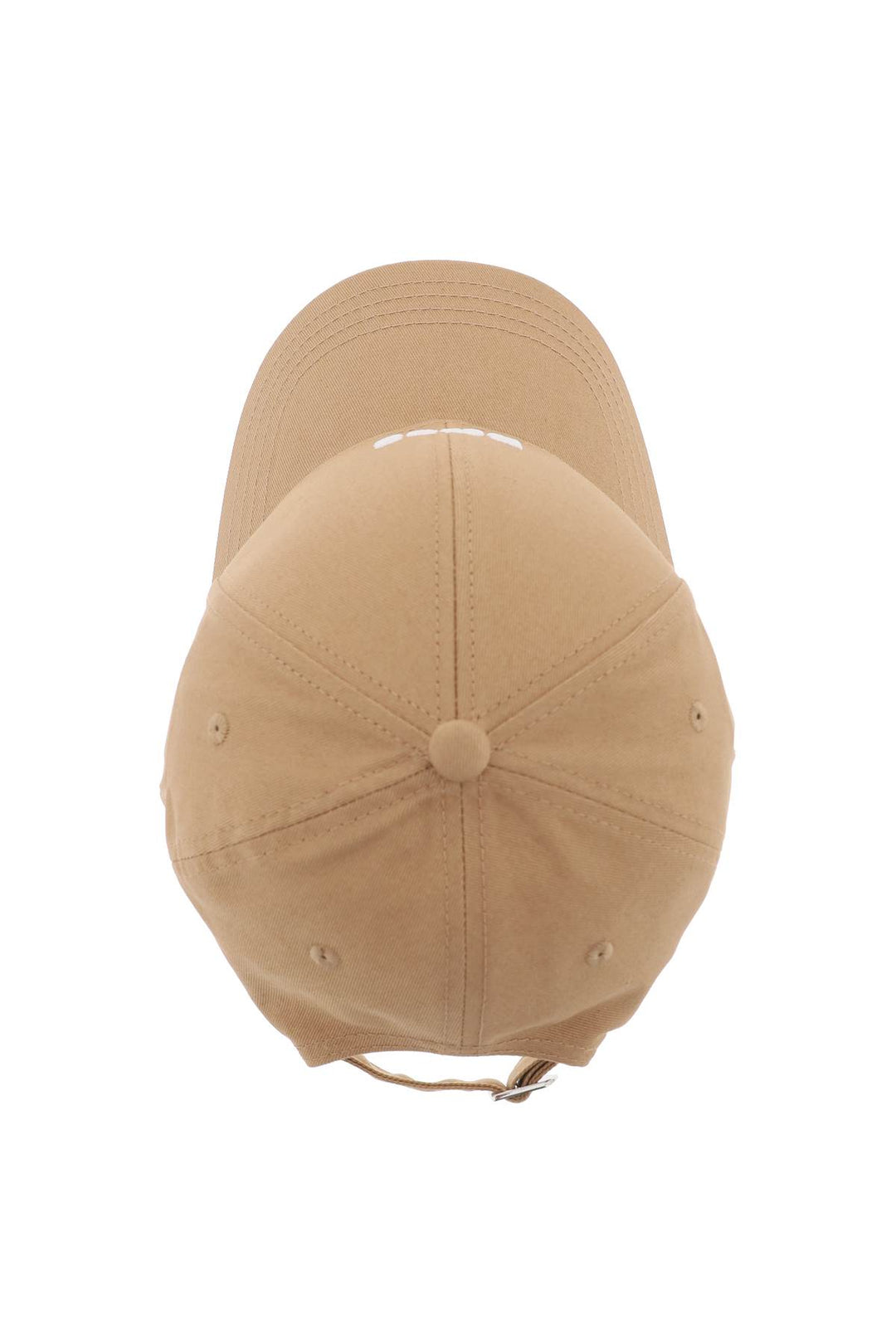Boss Baseball Cap With Embroidered Logo   Beige