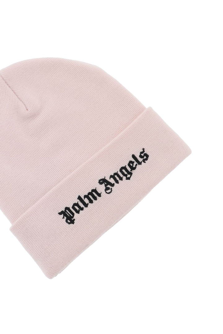 Palm Angels Beanie With Logo   Rosa
