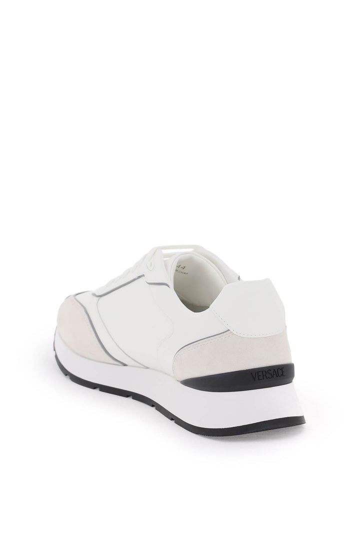 Versace Milano Runner Sneakers   Bianco