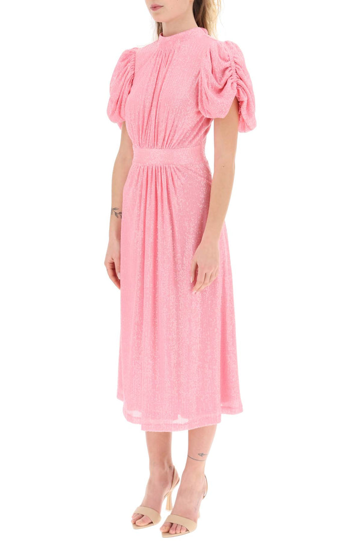 Rotate 'Noon' Puff Sleeve Sequined Dress   Rosa