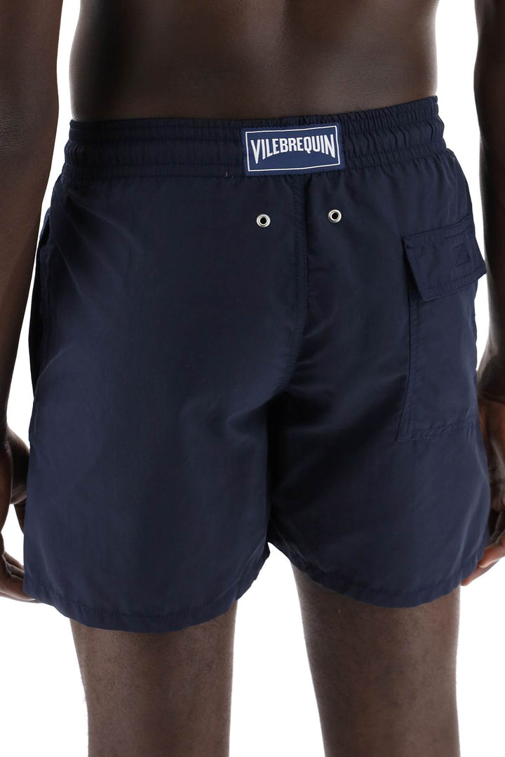 Vilebrequin Moorea Sea Bermuda Shorts   Blu