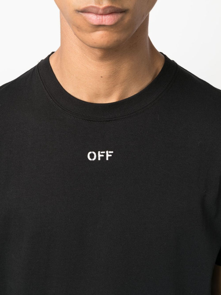 Off White T Shirts And Polos Black