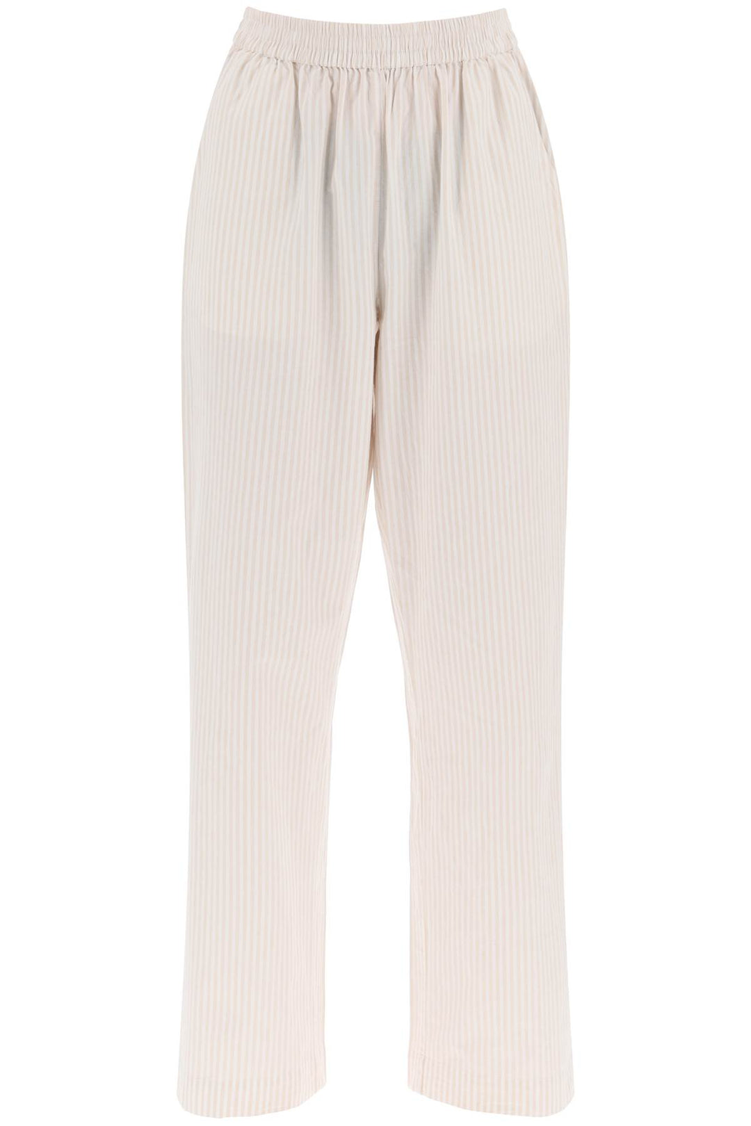 Skall Studio Replace With Double Quoteorganic Cotton Striped Claudia Pantsreplace With Double Quote   Beige