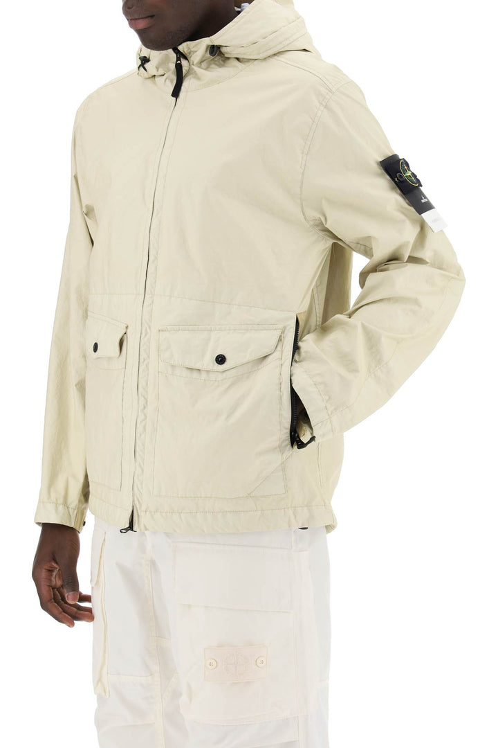 Stone Island Membrana 3l Tc Hooded Jacket   Beige