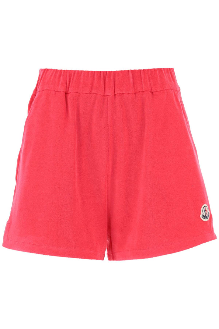 Moncler Sweatshorts In Terry Cloth   Fuxia