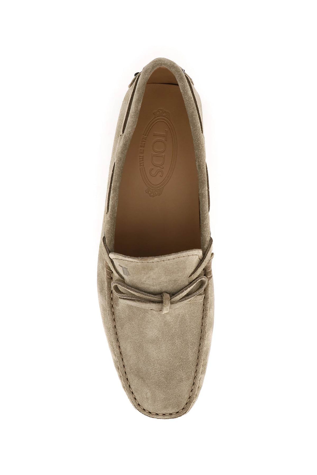 Tod's Gommino Loafers With Laces   Grigio