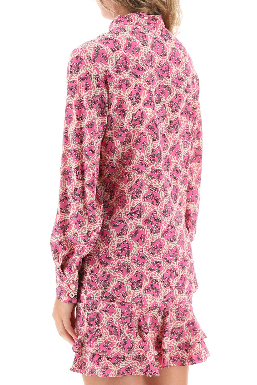 Isabel Marant Ilda Silk Shirt With Paisley Print   Blu