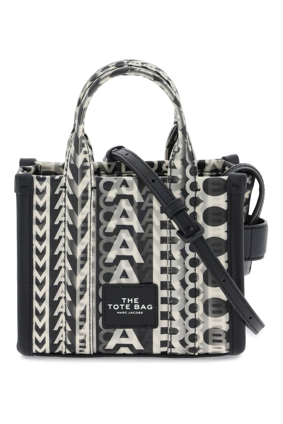 Marc Jacobs The Mini Tote Bag With Lenticular Effect   Bianco