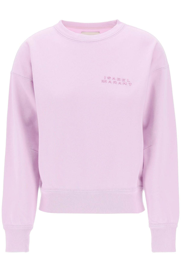 Isabel Marant Shad Sweatshirt With Logo Embroidery   Rosa