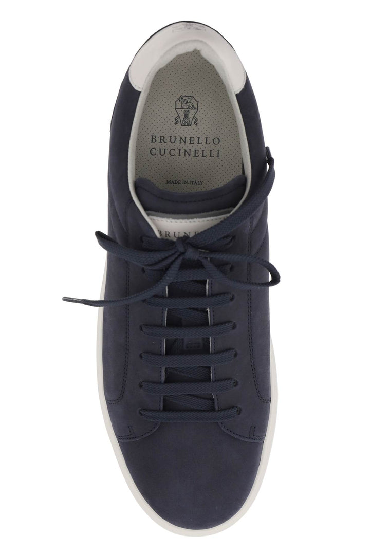 Brunello Cucinelli Nubuck Sneakers   Blu