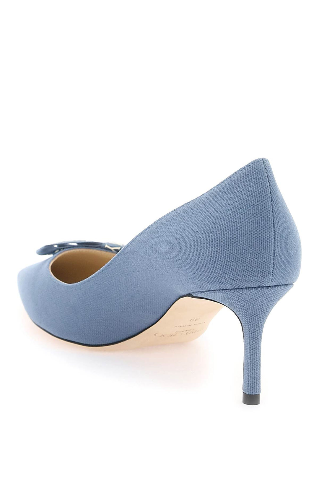 Jimmy Choo Replace With Double Quoteromy 60 Canvas Dé   Blu