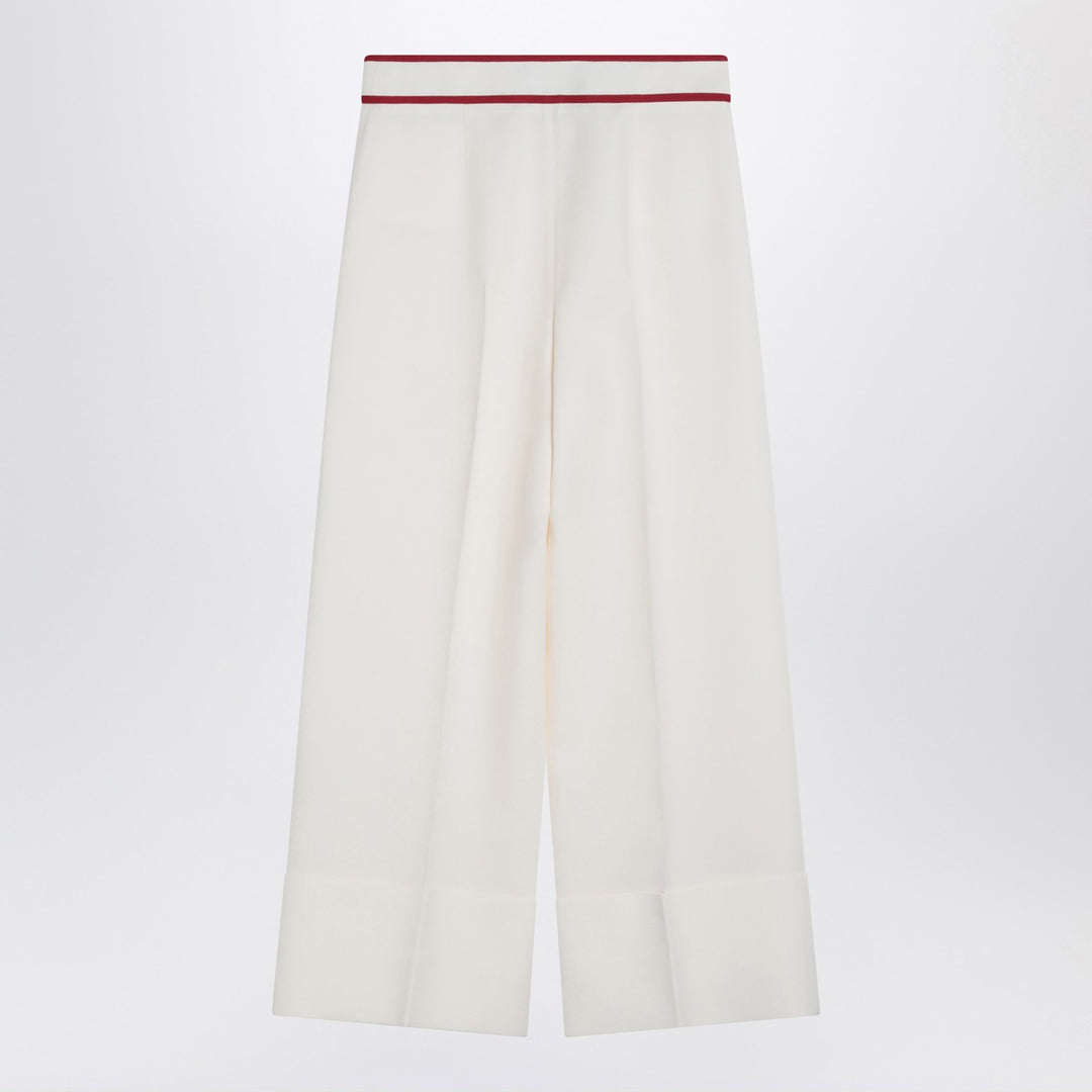 Valentino trousers with Gold V