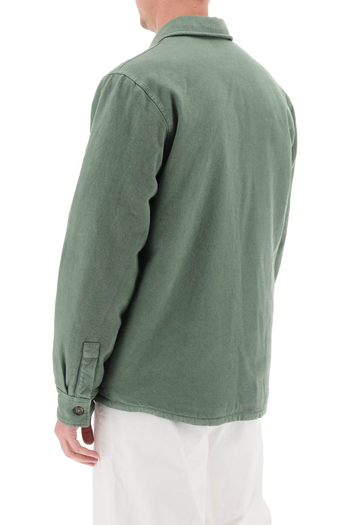 A.P.C. Alessio Padded Overshirt   Green