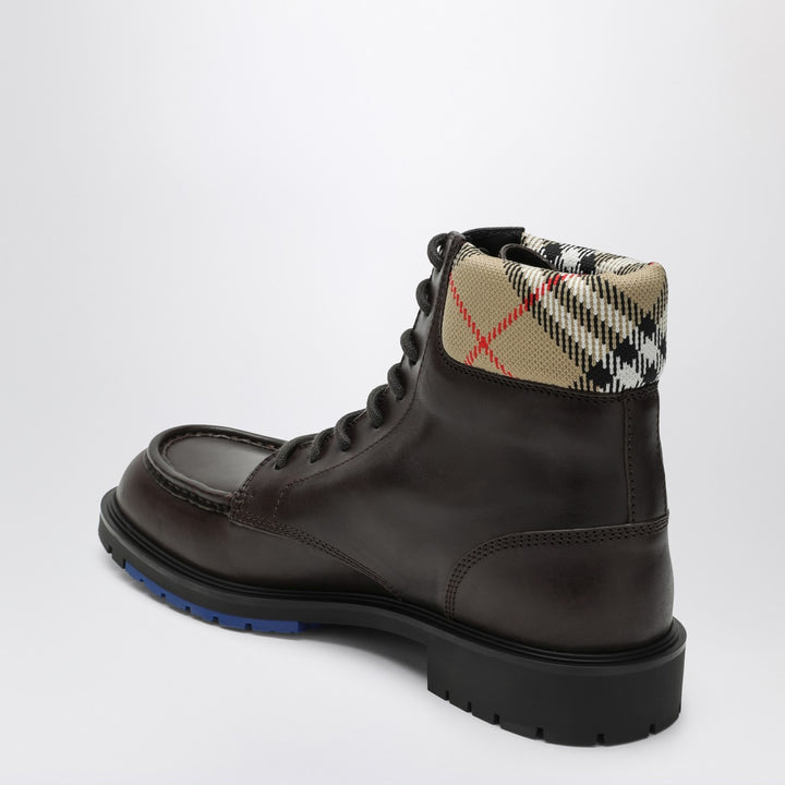 Burberry leather boots