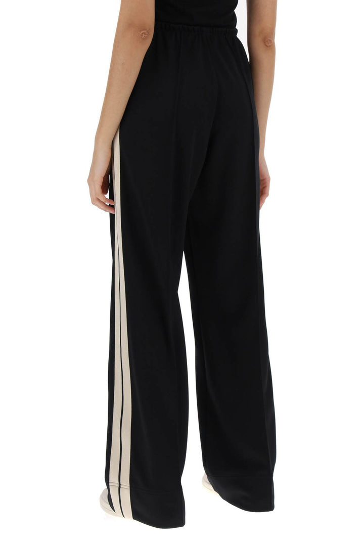 Palm Angels Track Pants With Contrast Bands   Nero