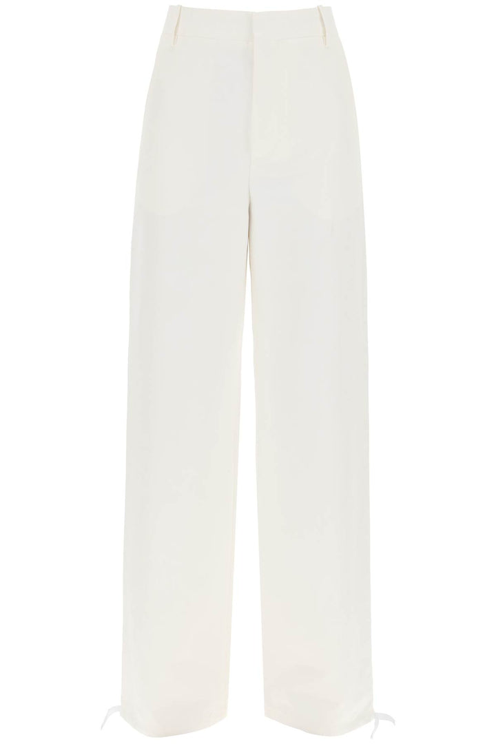 Marni Technical Linen Utility Pants   Bianco