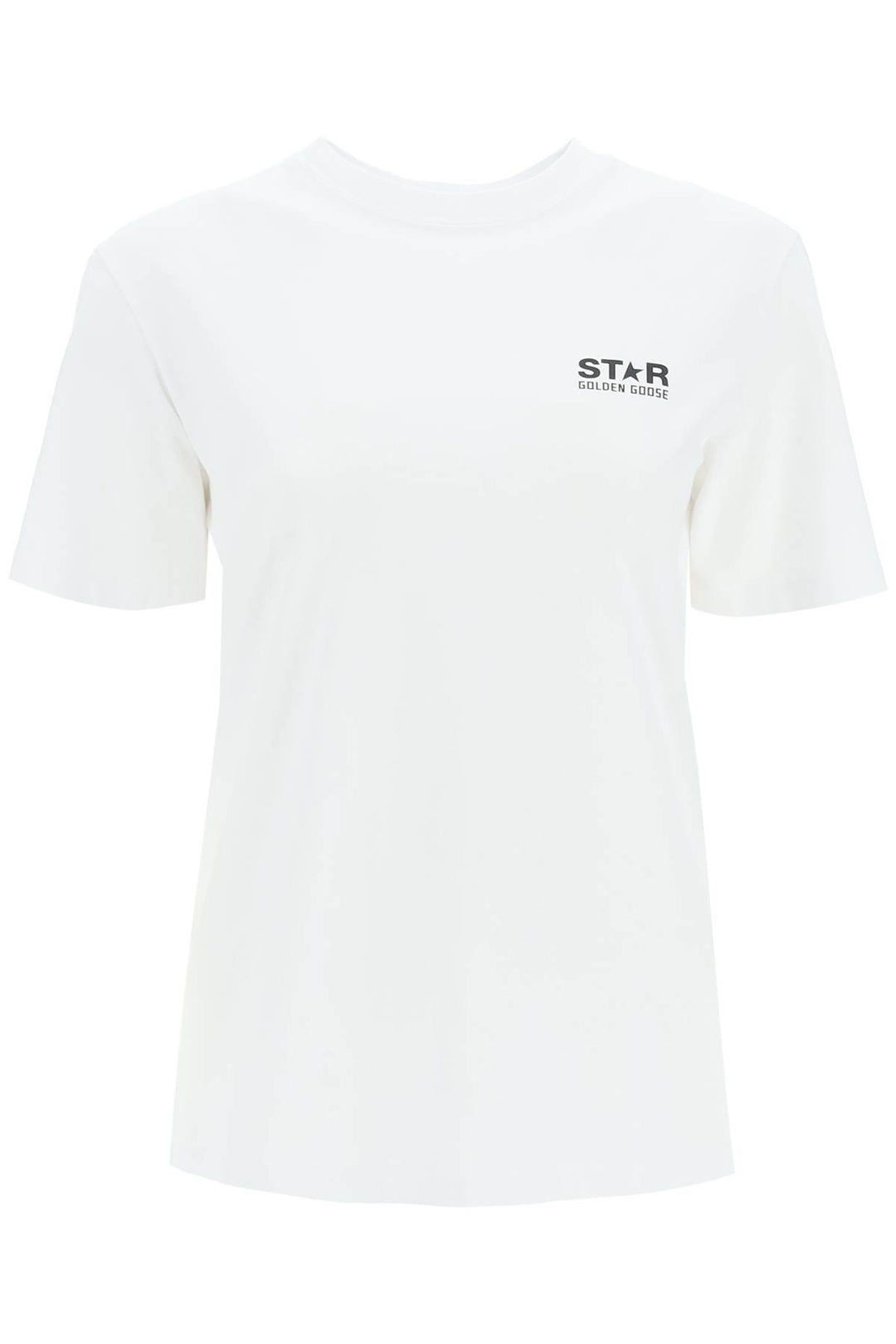 Golden Goose Big Star T Shirt   Bianco