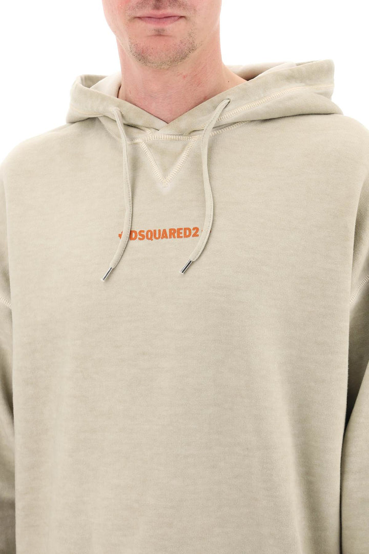 Dsquared2 Cipro Fit Hoodie   Beige