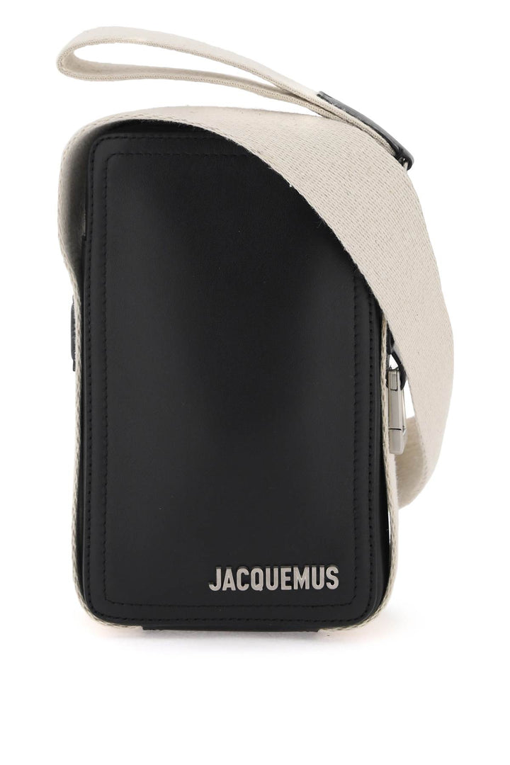 Jacquemus Le Cuerda Vertical Crossbody Bag   Nero