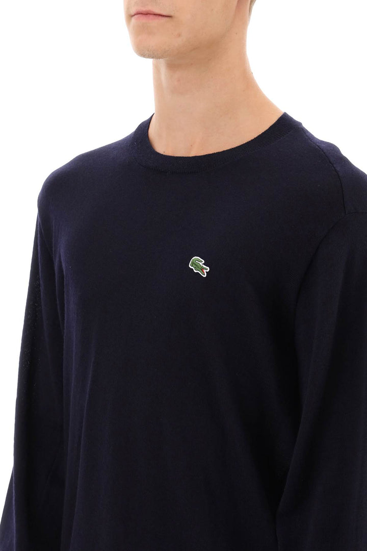 Comme Des Garcons Shirt X Lacoste Bias Cut Sweater   Blu