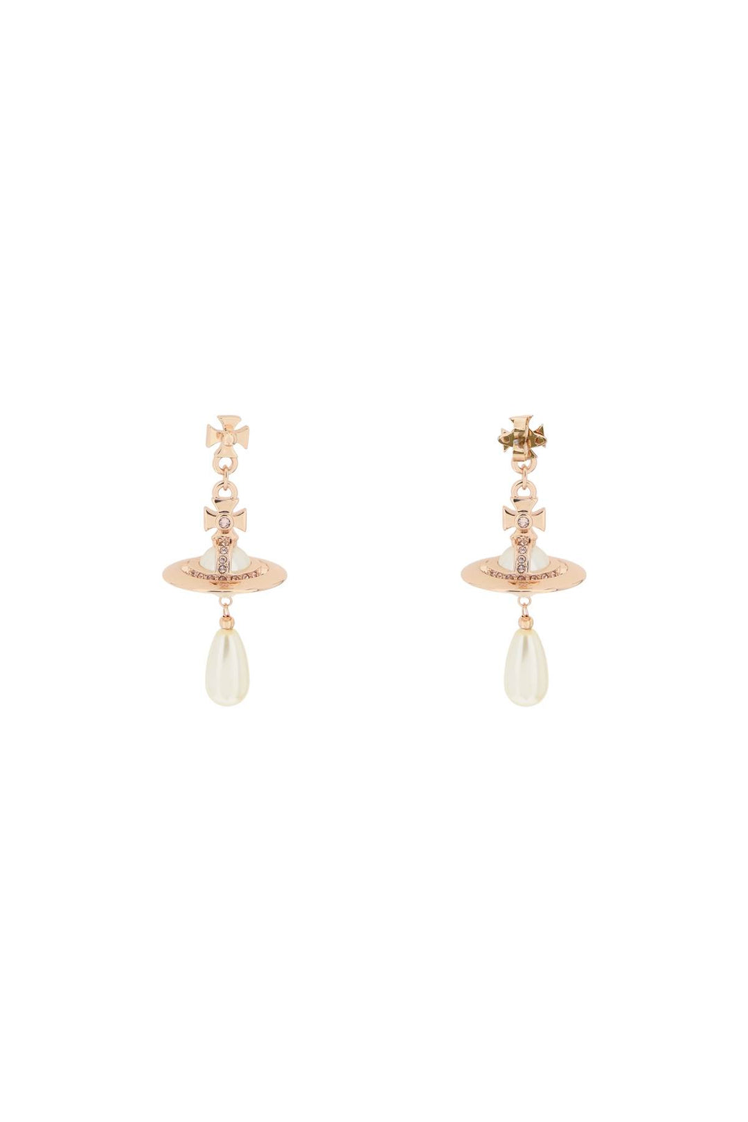Vivienne Westwood Pearl Drop Earrings   Rosa