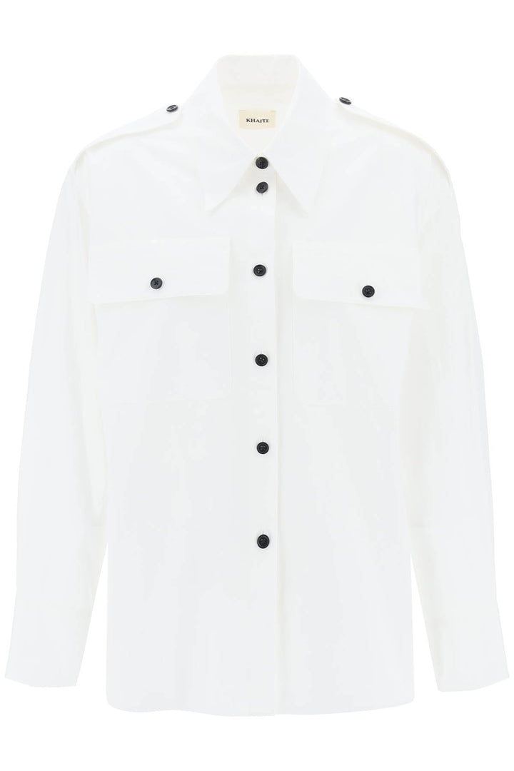 Khaite Missa Oversized Shirt   Bianco