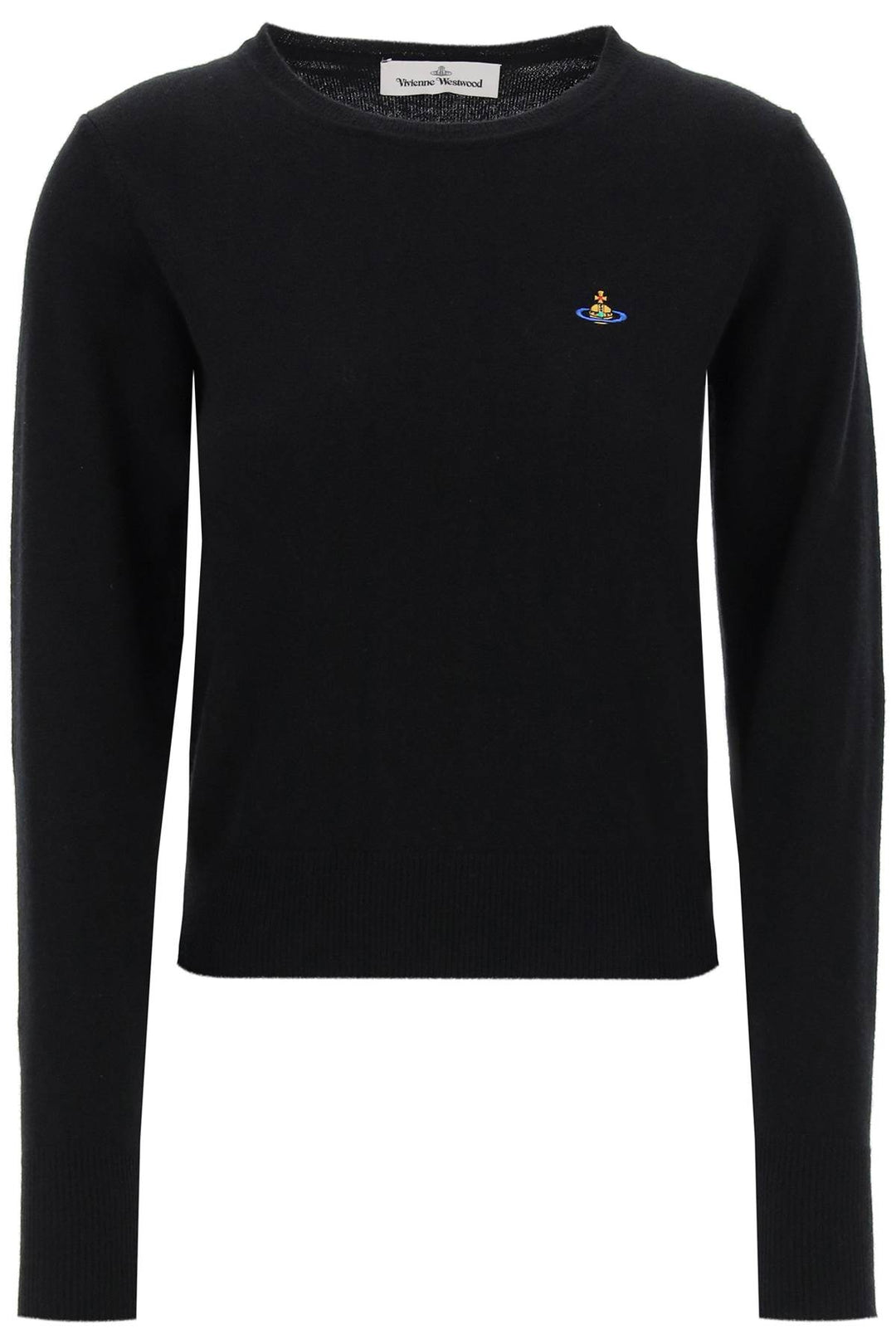 Vivienne Westwood Bea Cardigan With Logo Embroidery   Black