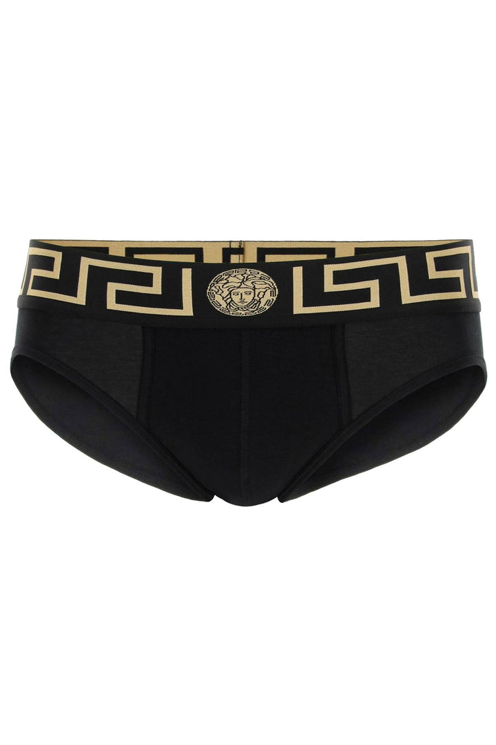 Versace Underwear Briefs Tri Pack   Nero