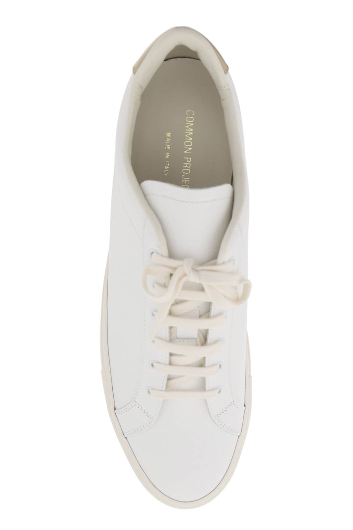 Common Projects Retro Low Top Sne   Bianco
