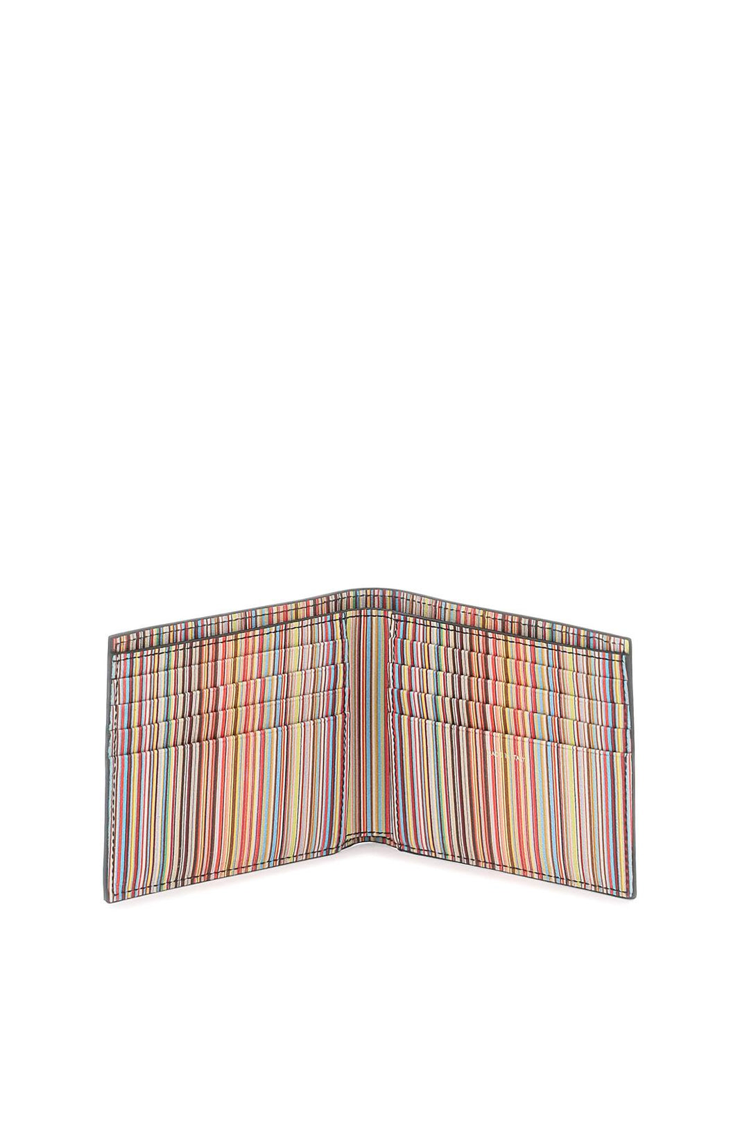 Paul Smith Signature Stripe Bifold Wallet   Nero