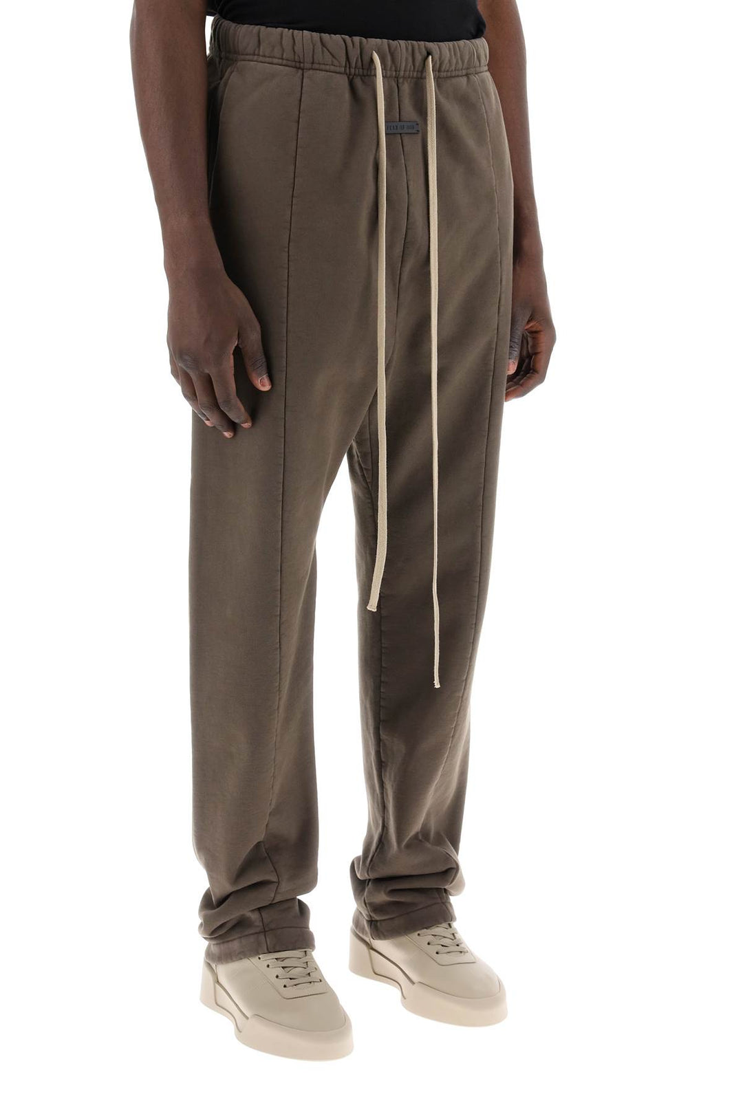 Fear Of God Replace With Double Quotebrushed Cotton Joggers For   Neutro