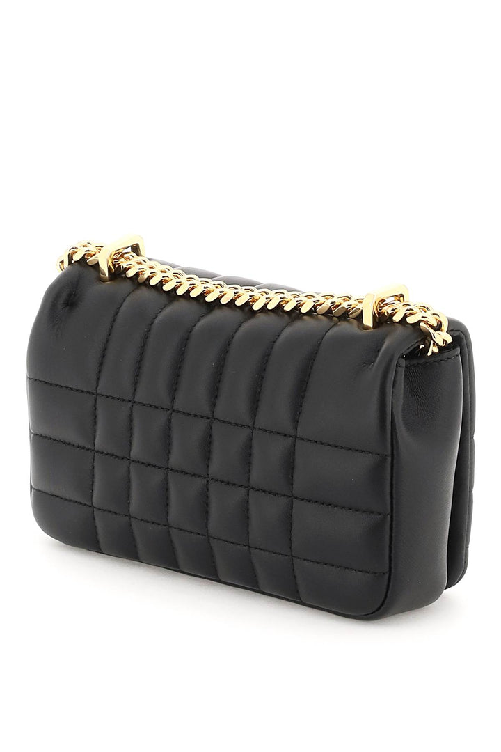 Burberry Quilted Leather Lola Mini Bag   Black