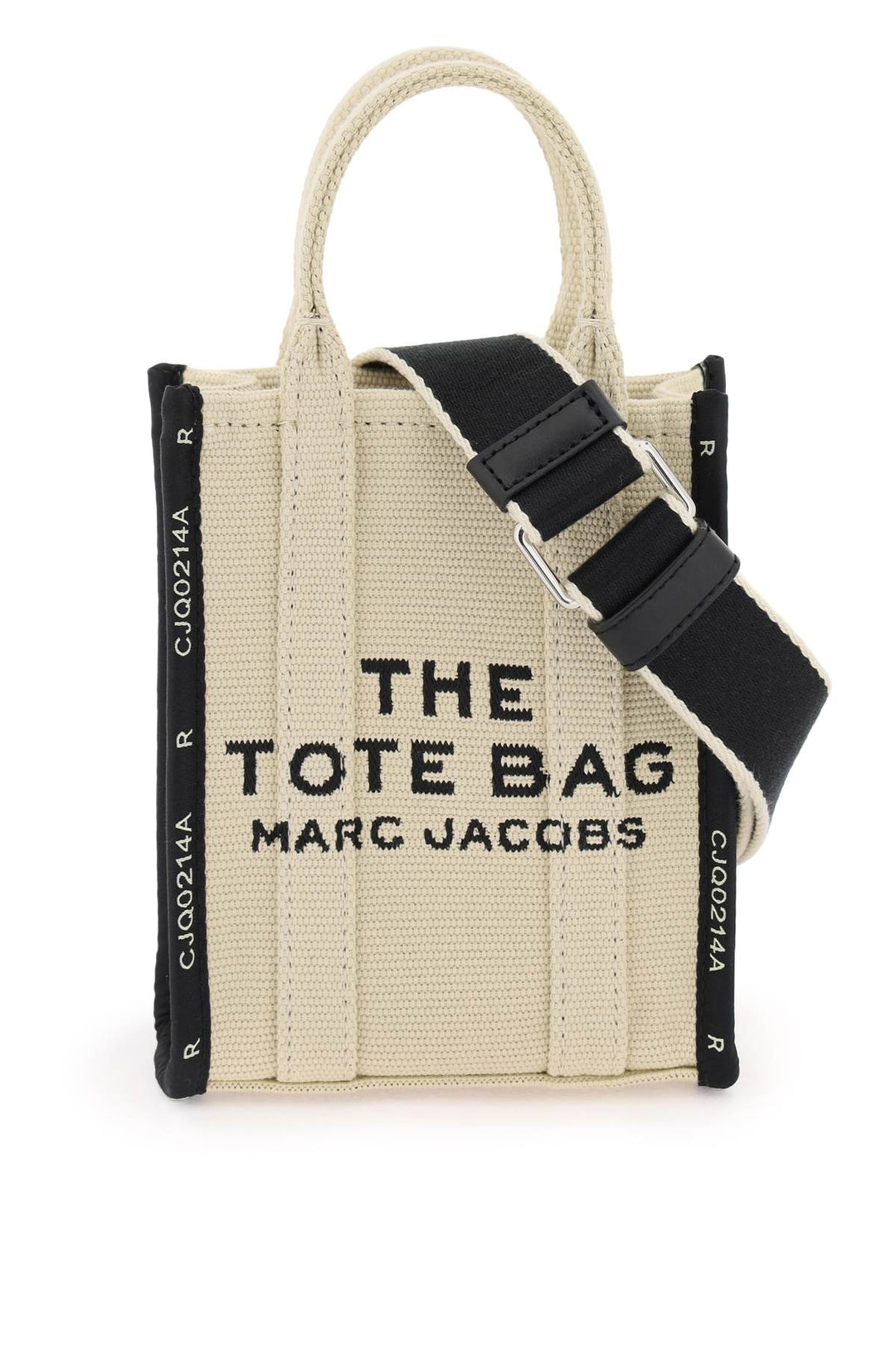 Marc Jacobs The Jacquard Mini Tote Bag   Beige