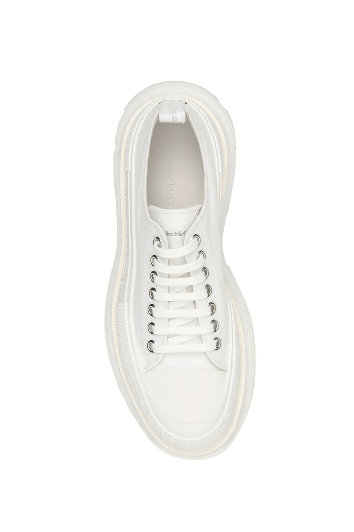 Alexander Mcqueen Tread Slick Sneakers   White