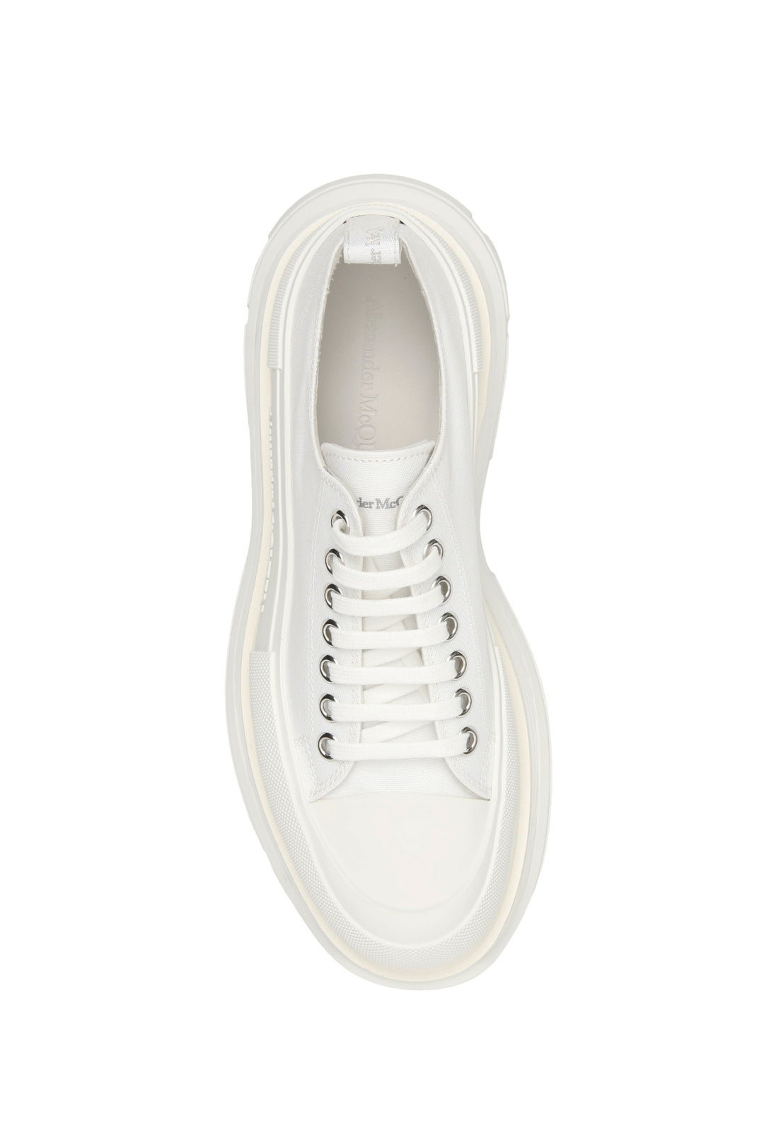 Alexander Mcqueen Tread Slick Sneakers   White