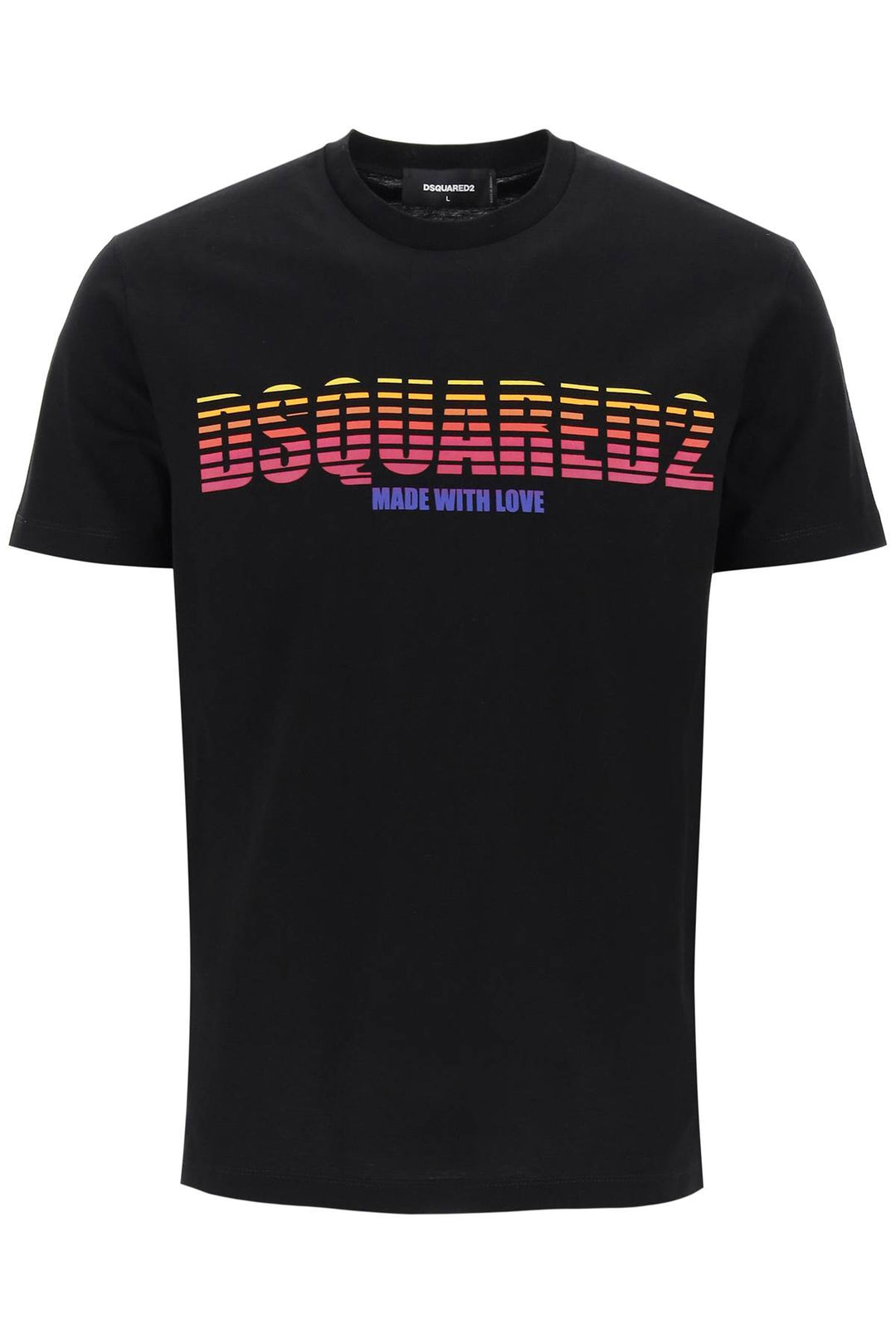 Dsquared2 Replace With Double Quotelogoed Cool Fit T   Nero